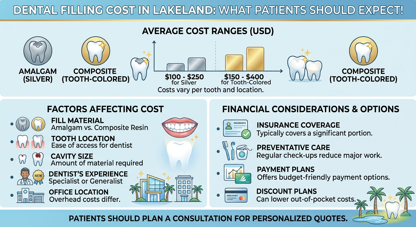 Dental Filling Cost in Lakeland What Patients Should Expect!